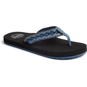 REEF SMOOTHY BEACH FLIP FLOPS~SZ 15~BLUE